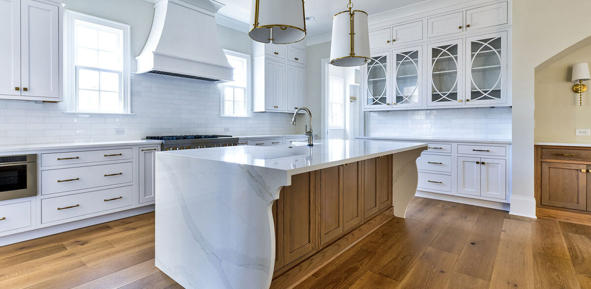 Beautiful Kitchen Marble Countertop with Protection Film