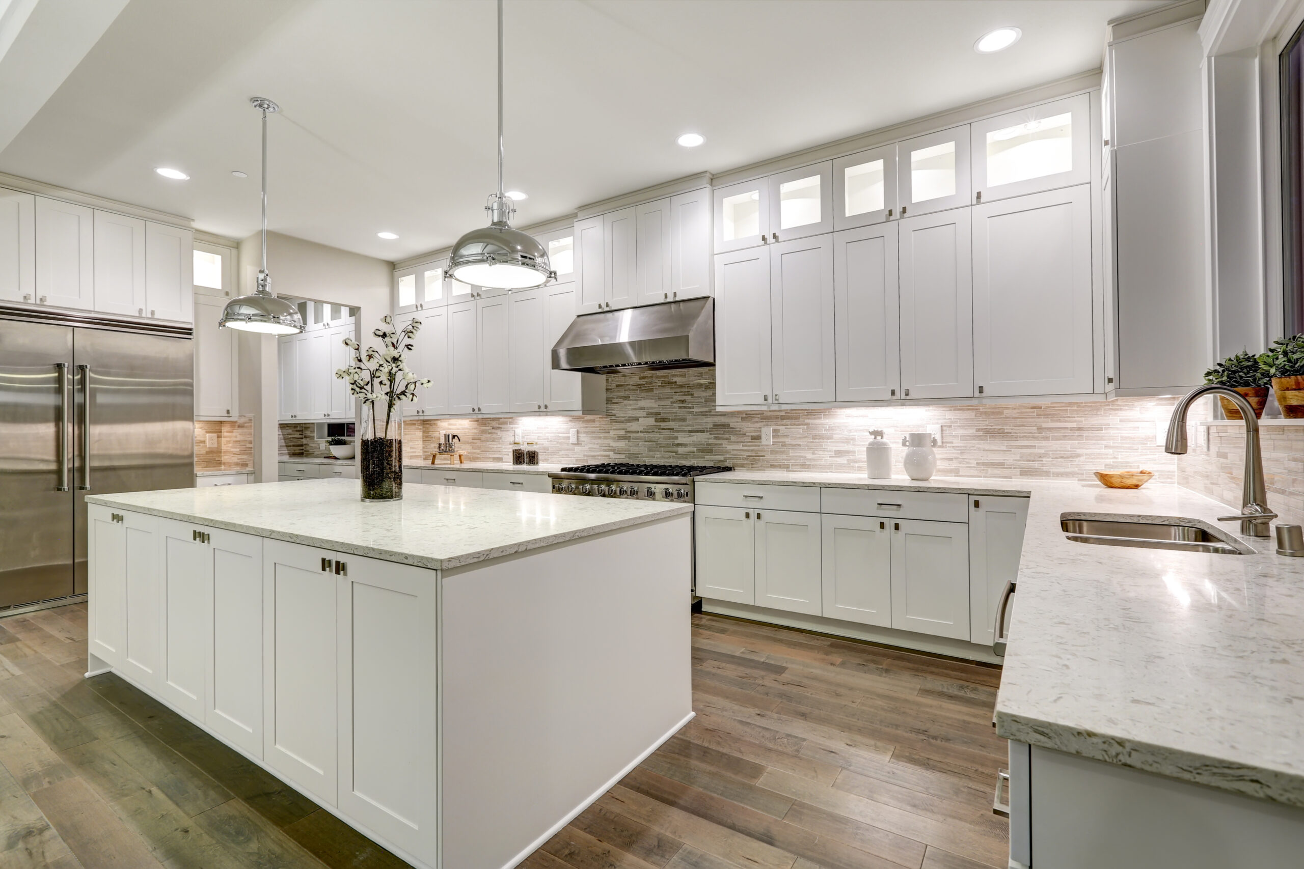 Beautiful Kitchen Marble Countertop with Protection Film
